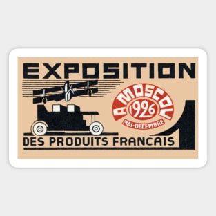 1926 French Exhibit at Moscow Exposition Magnet